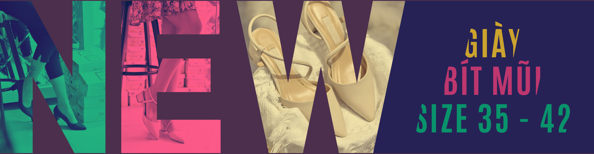 Giày Bít Mũi Nữ Mềm Êm | 35 - 43