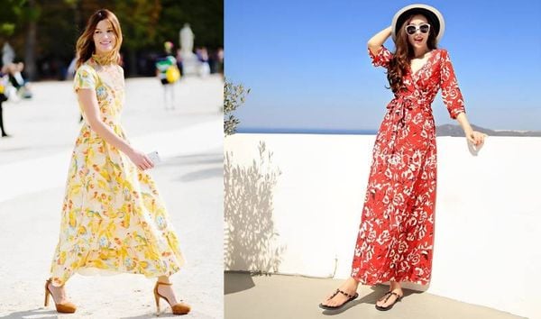 Mẹo phối đồ với đầm maxi trắng theo phong cách Boho Chic Bống Maxishop