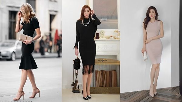Tuyển chọn váy len dáng dài màu đen cực đẹp - Thời trang - Việt Giải Trí