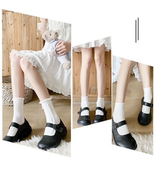 Tất mỏng phong cách Mary Jane