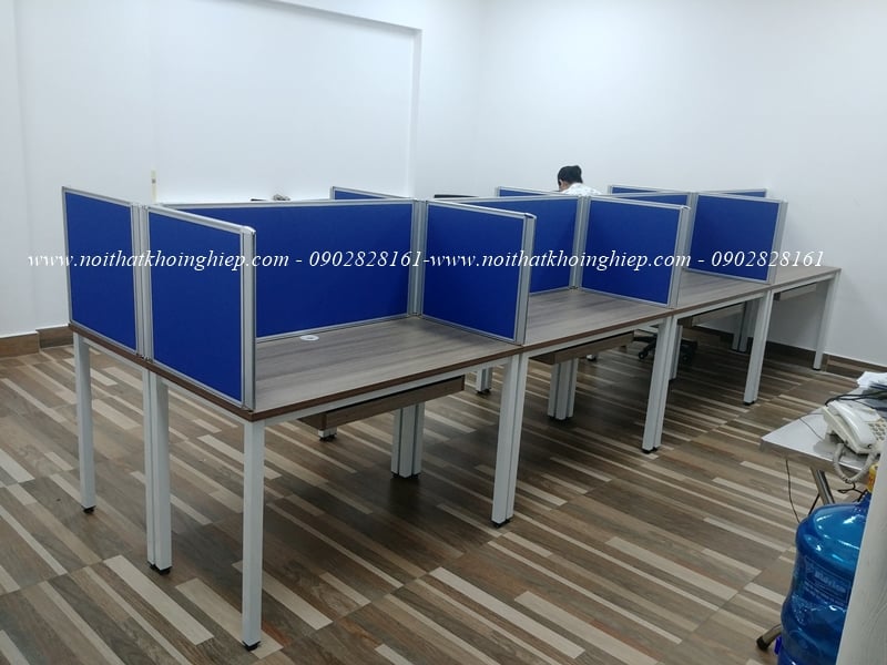 Setup Bàn chân sắt có vách ngăn vải tại Tân Bình