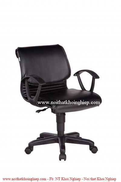 ghế nhân viên bọc da