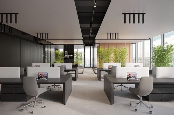 nội thất văn phòng đẹp xu hướng thiết kế 2023