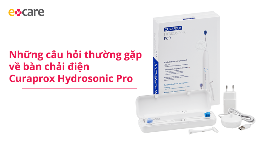 Những câu hỏi thường gặp về bàn chải điện Curaprox Hydrosonic