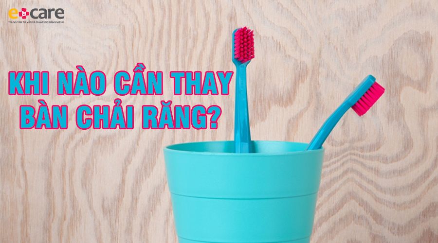 Khi nào cần thay bàn chải răng?