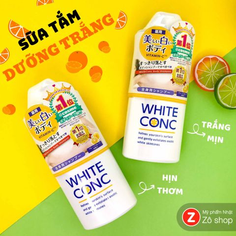 Sữa tắm dưỡng trắng da - White Conc Vitamin C 360ml