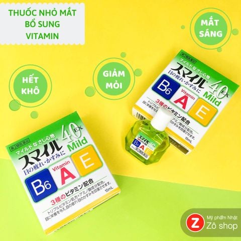 Thuốc nhỏ mắt - Smile 40EX mild 15ml