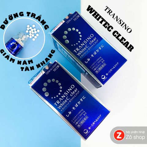 Viên uống dưỡng trắng - trị nám Transino WhiteC Clear