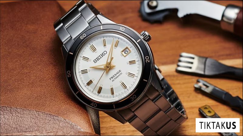 SRPG03J1 Đồng hồ nam cao cấp Seiko kính hardlex Presage Style 60's 40.8MM kính sapphire Made in Japan