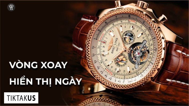 Hiển thị ngày, tháng, năm trên mặt số.