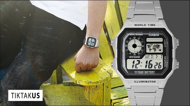 Tuổi thọ pin của đồng hồ Casio Illuminator khá ấn tượng, thường từ 2 đến 10 năm