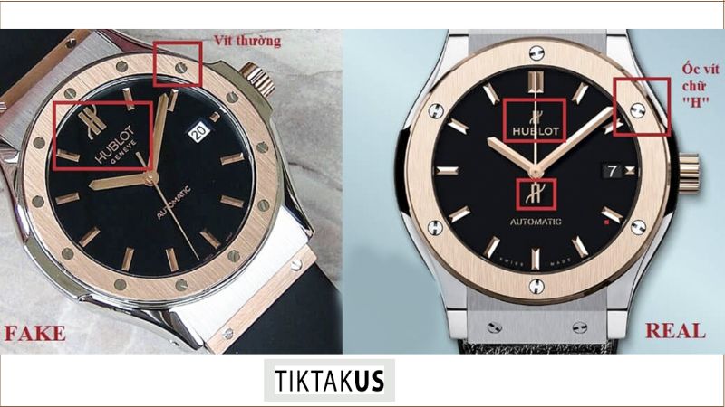 Đồng hồ Hublot chính hãng có độ hoàn thiện rất cao, các chi tiết được chế tác tinh xảo.
