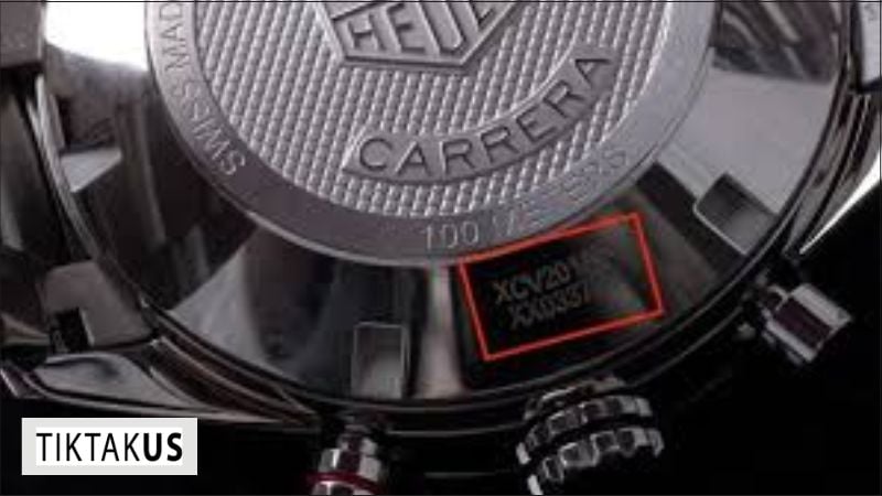 Vị trí của số seri trên đồng hồ Casio thường nằm ở mặt sau của đồng hồ (nắp lưng)