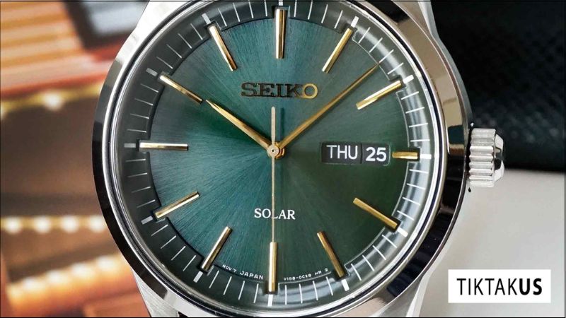 Đồng hồ Seiko Solar vận hành dựa trên nguyên lý chuyển đổi ánh sáng thành năng lượng điện