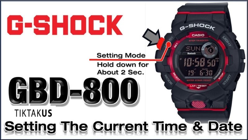 Cách reset G-Shock module 3464