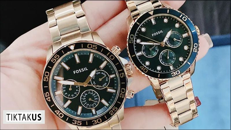 Cách chỉnh ngày giờ đồng hồ Fossil 3 kim