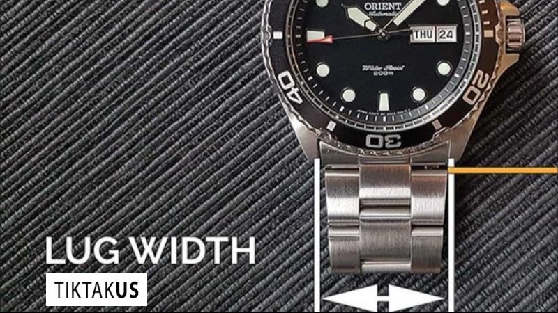 Lug width (hay chiều rộng vấu) là khoảng cách đo bên trong giữa hai chân của cùng một bên lug