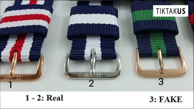 Dây đeo là một phần quan trọng không kém, góp phần tạo nên vẻ đẹp tổng thể của chiếc đồng hồ Daniel Wellington