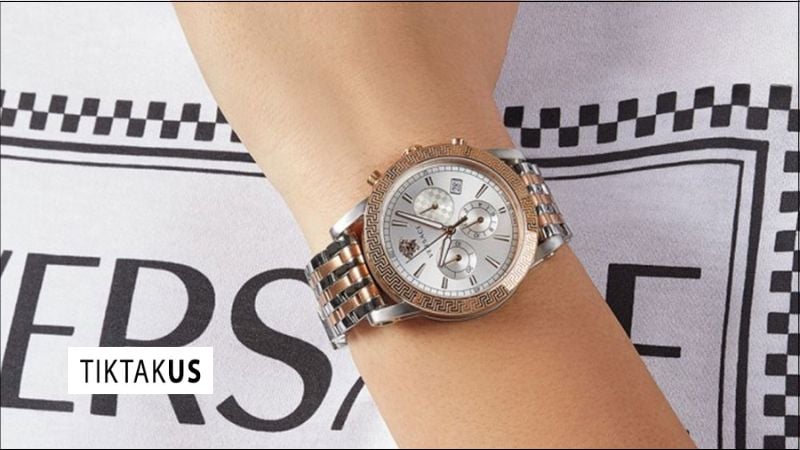 Hướng dẫn chỉnh giờ đồng hồ Versace Chronograph (6 kim)