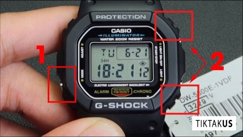 Chỉnh giờ chính: