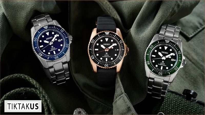 Mặt kính của đồng hồ lặn thường được làm từ mất kính sapphire.