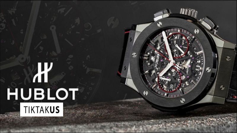Logo Hublot, với hình dạng đặc trưng của mình, thường được đặt ở vị trí trung tâm mặt sau của đồng hồ