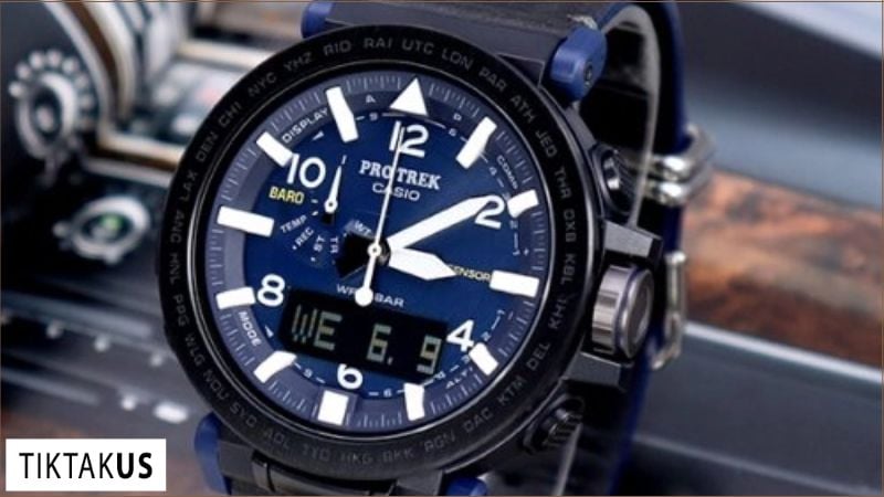 Cách cài đặt đếm ngược&nbsp;đồng hồ Casio Protrek