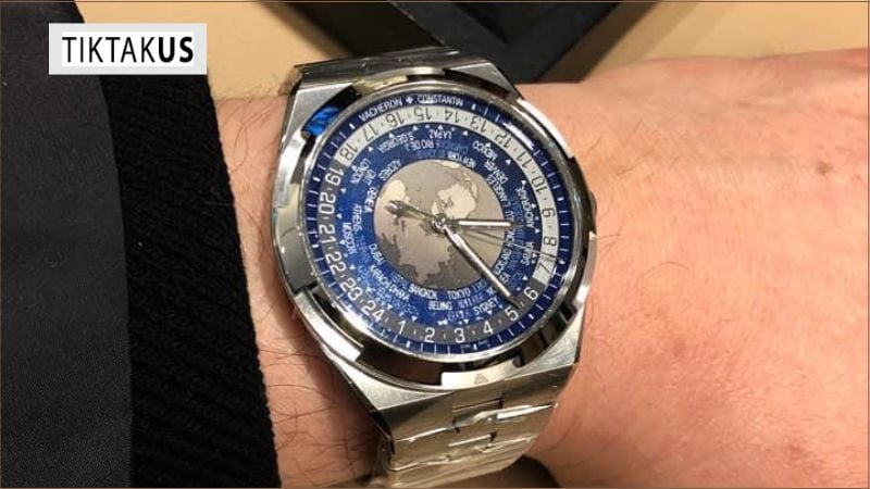 Mặt đồng hồ World Time với vòng thành phố và vòng 24h