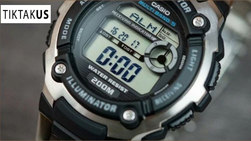 Tính năng báo thức trên đồng hồ Casio Wave Ceptor