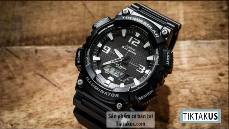 Đồng hồ Casio AQ-S810W-1AVCF - Năng lượng mặt trời