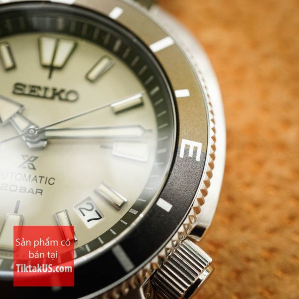 Bezel Seiko Prospex Land Tortoise Diver SRPG13K1 có la bàn