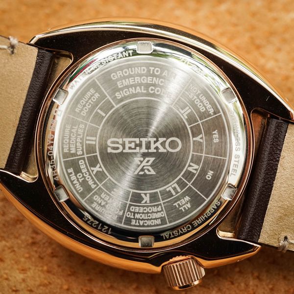 Seiko SRPG18K1 Screw Down back