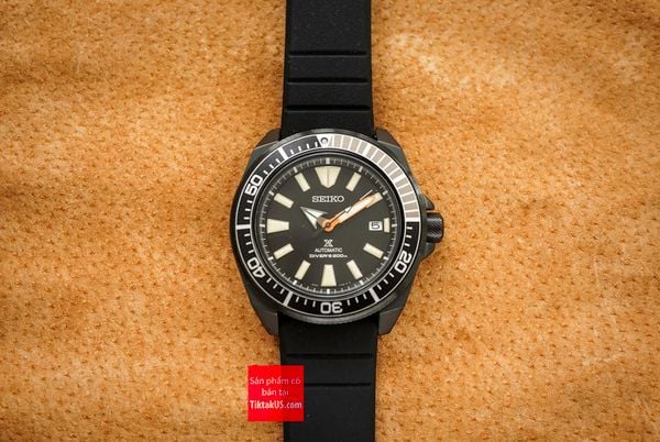 Đồng hồ lặn Seiko Prospex Samurai Diver 200m SRPH11K1 Black 2021 - Tiktakus