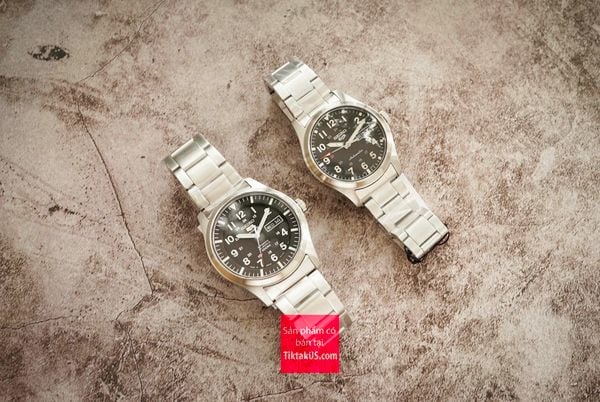 So sánh đồng hồ Seiko 5 quân đội size 42mm cũ và Seiko quân đội 2021 -  Tiktakus