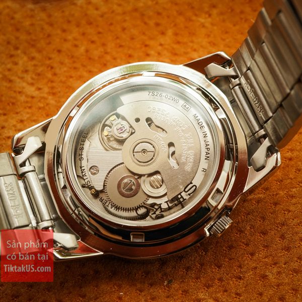 Đồng hồ nam dây thép Seiko 5 SNKE49J1 Made in Japan - Tiktakus