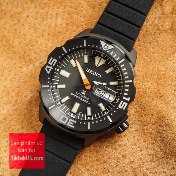 Seiko Monster Black Edition 2021 SRPH13K1 Prospex Automatic - Tiktakus