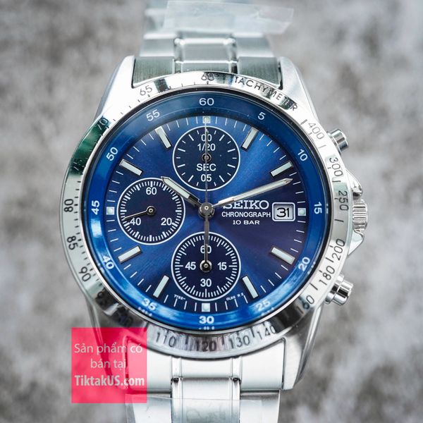 ng h nam Seiko size 38.5mm Chronograph SBTQ071 Tiktakus