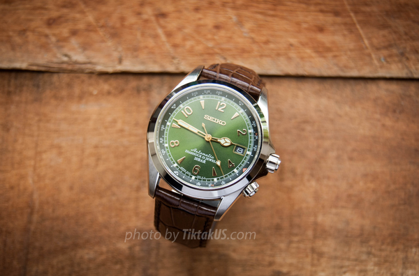 Đồng hồ nam dây da Seiko Sarb017 Alpinist ( Made in japan) - Tiktakus