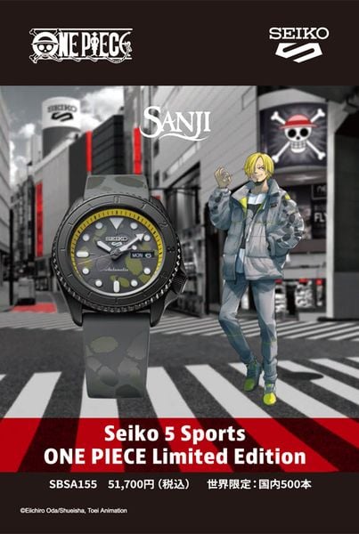 Seiko giới thiệu bộ sưu tập Seiko 5 Sports ONE PIECE Limited Edition C -  Tiktakus