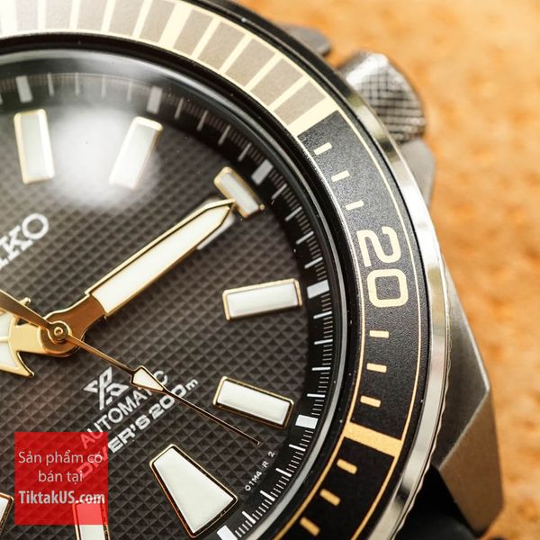 Đồng hồ lặn Seiko Prospex Samurai Diver 200m SRPF07K1 Black. - Tiktakus