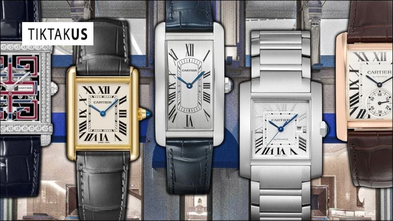 Một chiếc Cartier Tank có thể có giá hàng trăm triệu đồng