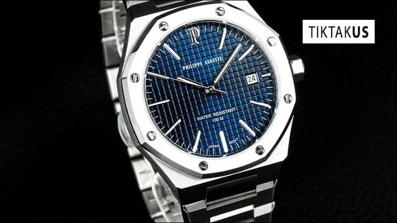 Đồng hồ Philippe Auguste được lắp ráp tại Áo và sử dụng bộ máy Nhật Bản