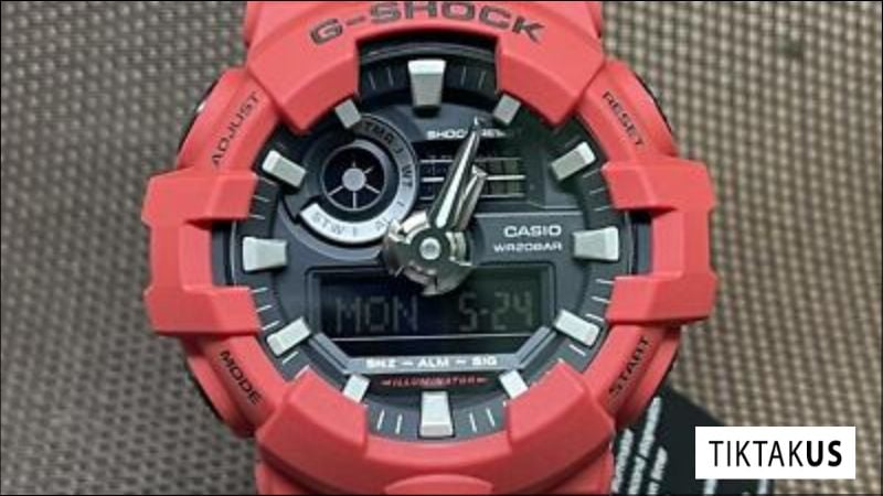 Pin G-Shock GA-700 (CR2016) có tuổi thọ ước tính khoảng 5 năm.
