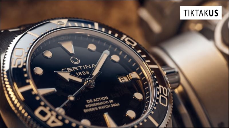 Certina DS Action Diver: Dòng đồng hồ lặn chuyên nghiệp, đạt tiêu chuẩn ISO 6425, chống nước 300m