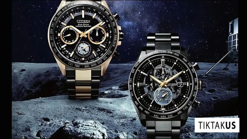 Dòng chữ đặc trưng trên mặt số hoặc mặt đáy