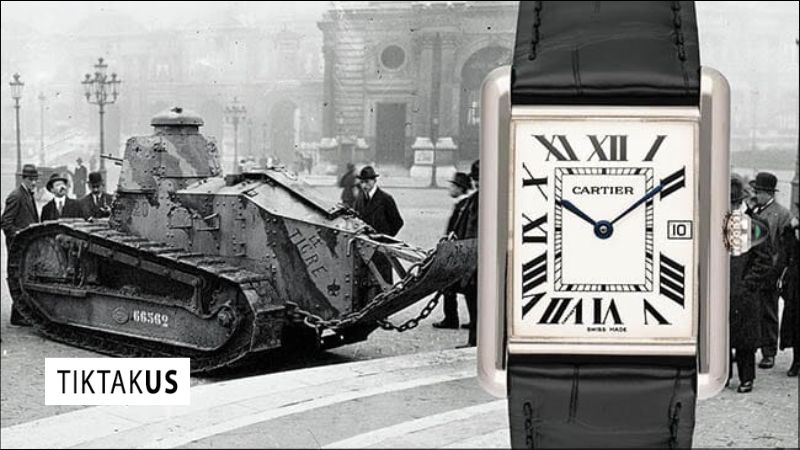 Mẫu đồng hồ Tank đầu tiên được ra mắt công chúng vào năm 1919