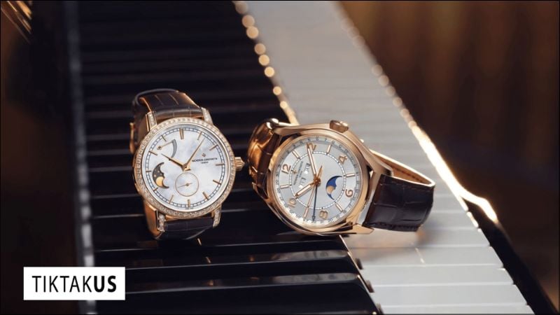 Các kiểu hiển thị Moonphase phổ biến trên đồng hồ