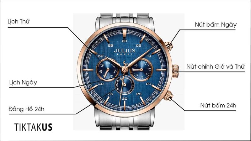 Cách chỉnh lịch ngày (và lịch thứ nếu có)