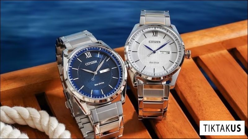 Citizen: Tiên phong với công nghệ Eco-Drive (năng lượng ánh sáng) độc quyền, không lo thay pin.