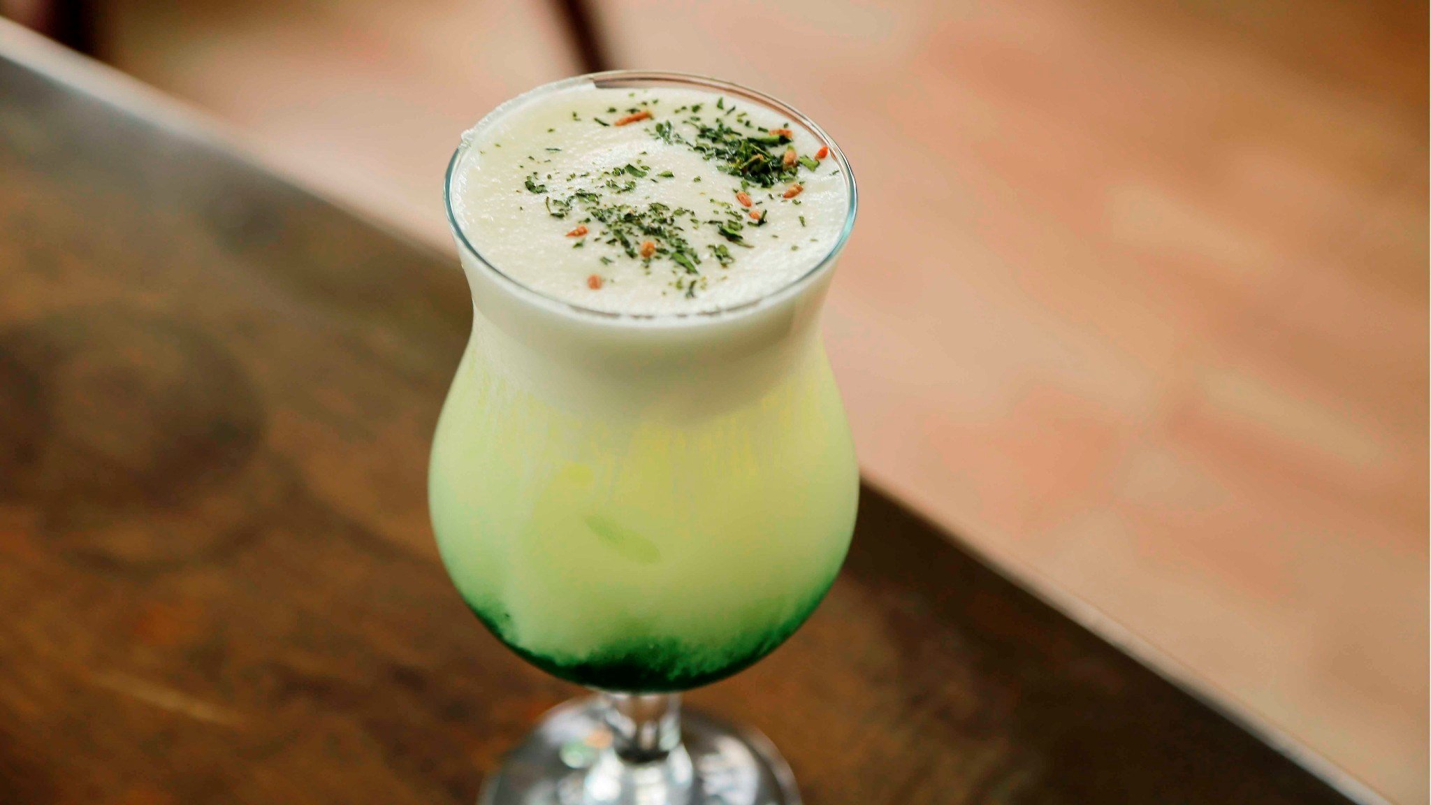 Trà gạo lứt milk foam